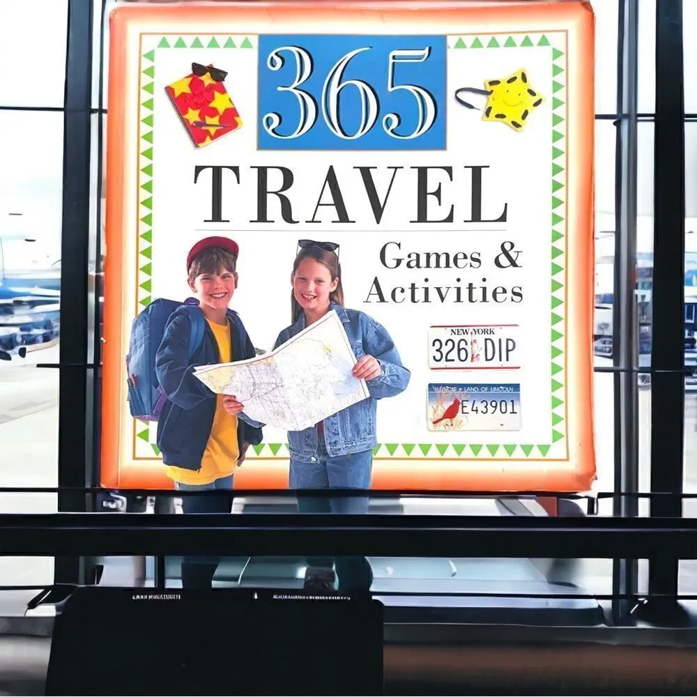 365 Travel Games & Activities Book l Paperback l Solutions Included l Pages: 240